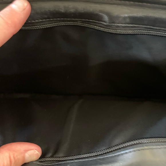 Vintage Coach Portfolio Thompson Briefcase Attache Black Leather Style F06455 | - Picture 7 of 15